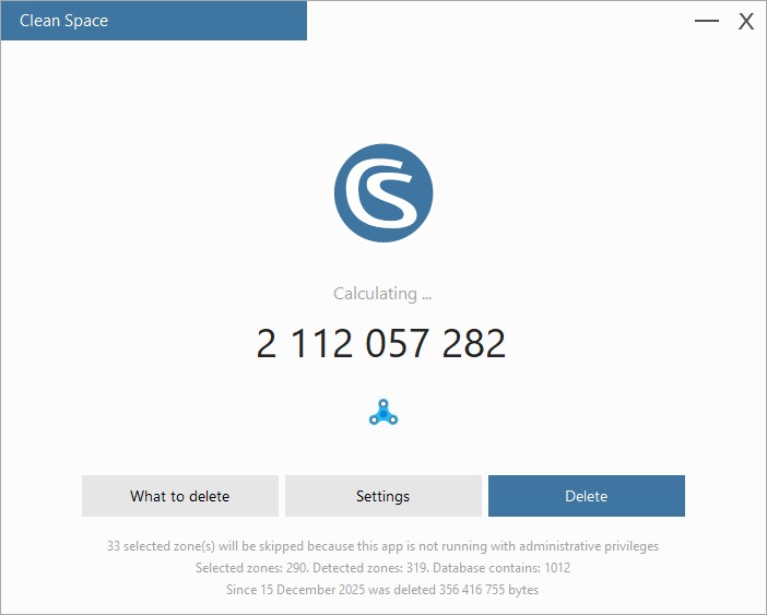 Clean Space Downloader