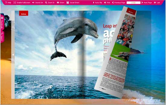 FlipBook Creator Themes Pack -Beach