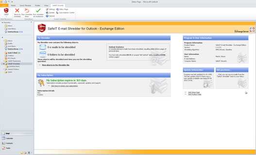 E-mail Shredder for Outlook - Personal Downloader