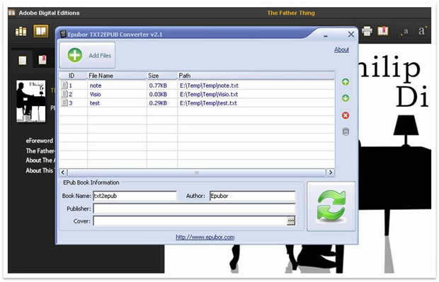Epubor Txt2Epub Converter