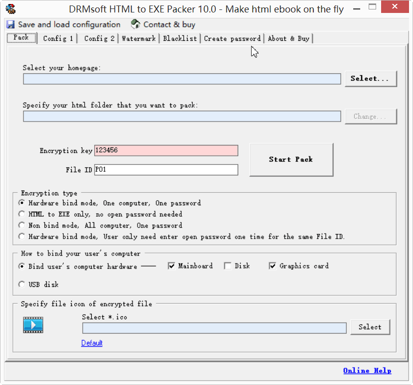 DRMsoft Html to EXE Packer Downloader