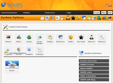 Webuzo for Xoops