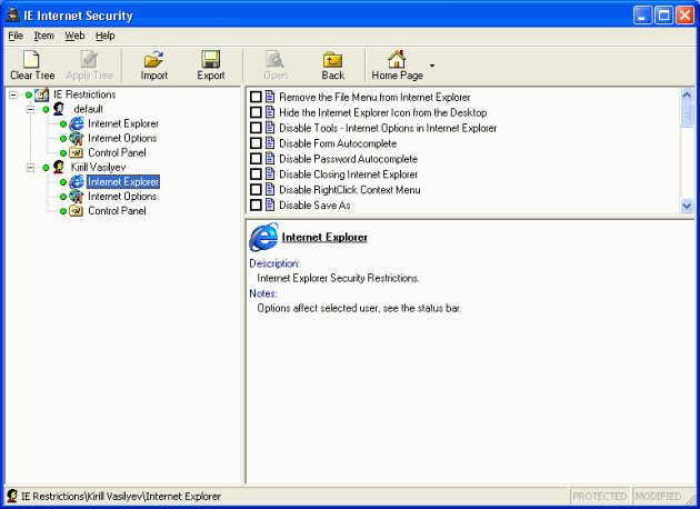 IE Internet Security Downloader