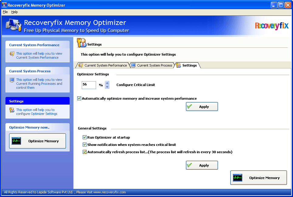 Memory Optimizer and Cleaner Downloader