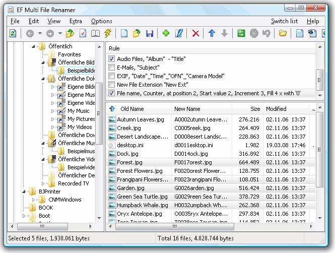 EF Multi File Renamer Downloader
