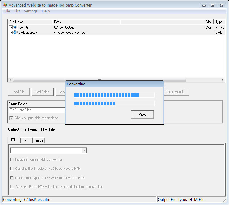 Advanced Website to image jpg bmp