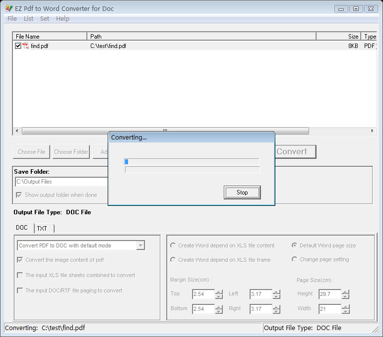 EZ Pdf to Word Converter for Doc