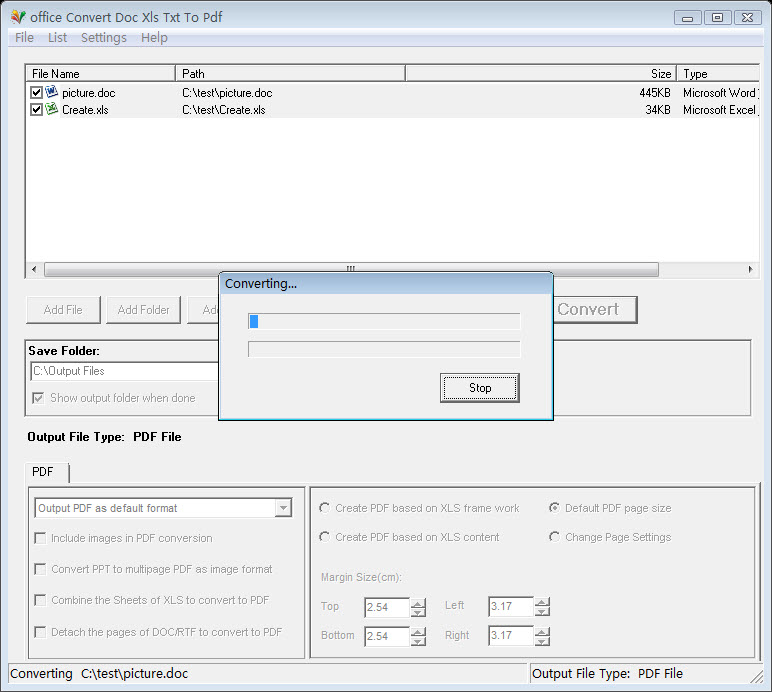 office Convert Doc Xls Txt To Pdf