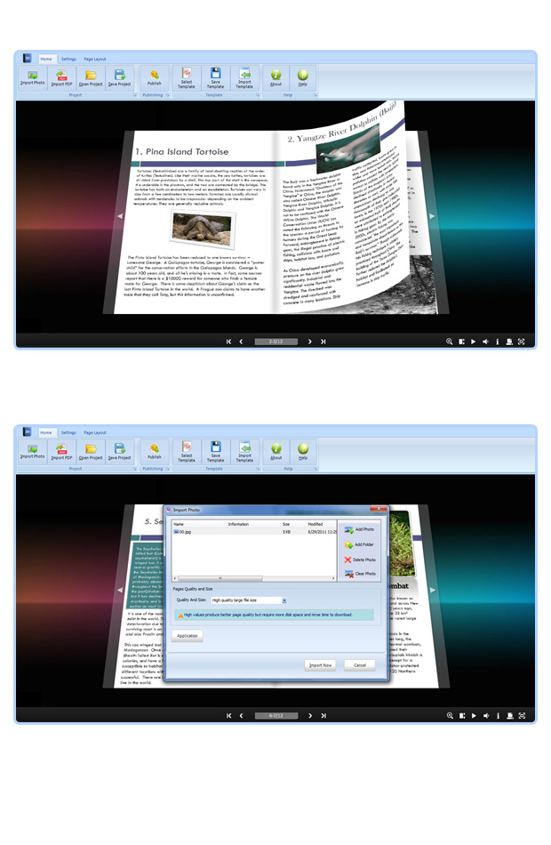 3DPageFlip for Photo - freeware