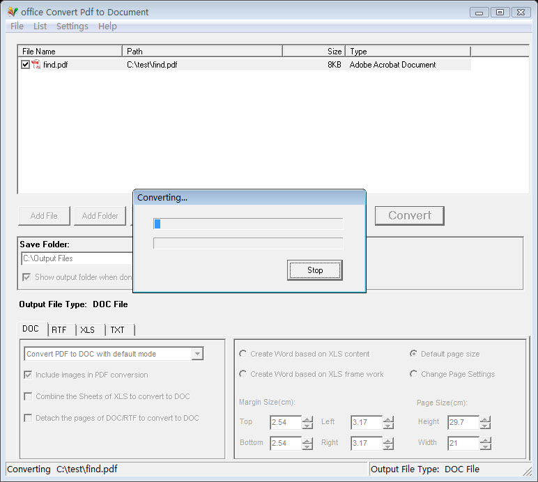 office Convert Pdf to Document