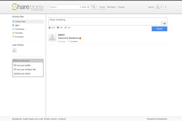 Webuzo for Sharetronix