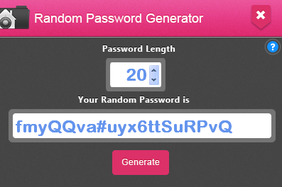 Random Password Generator