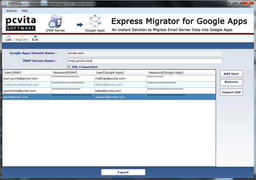 GMX Mail to Google Apps