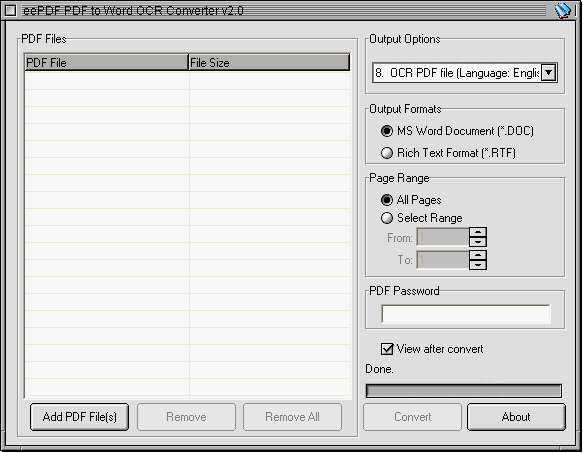 Scanned PDF to Text OCR Converter