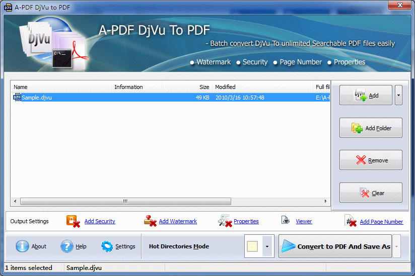A-PDF DJVU to PDF