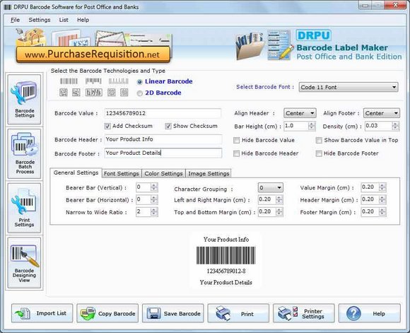 Barcode, bank, post, office, courier, software, sector, color, shapes, sizes, tool, printable, images, labels, style, font, tags, constant, utility, generator, mailer, purchase, linear, industry, design, documents, service, email, company, creator