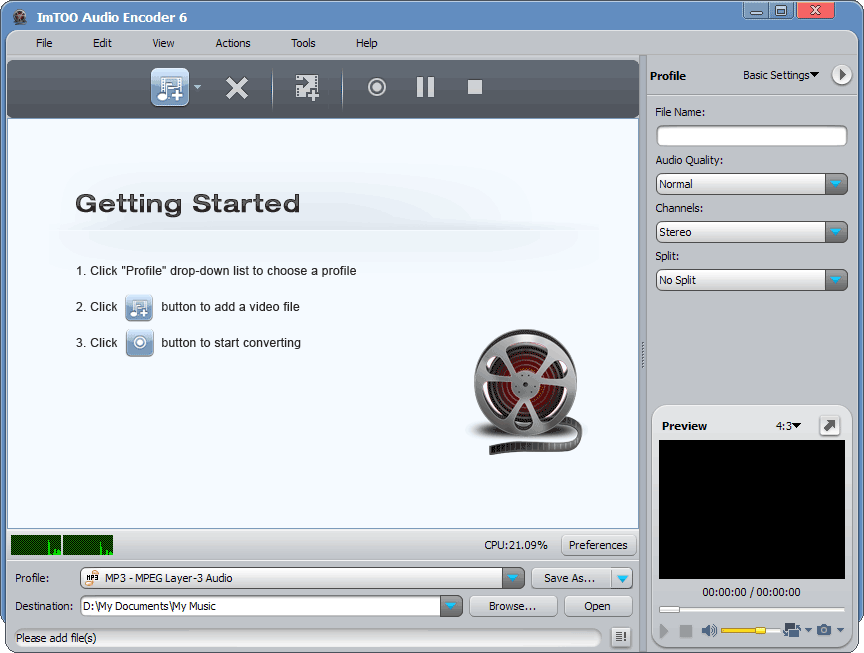 Free ImTOO Audio Encoder