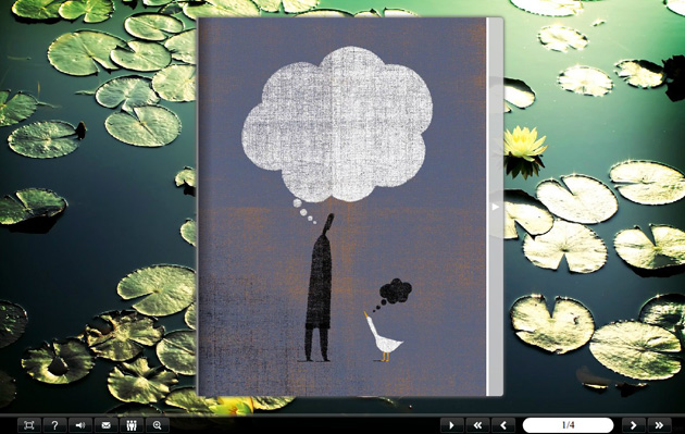 Flip Page book template of life