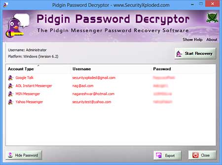 Pidgin Password Decryptor Downloader
