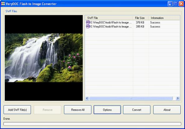 VeryDOC Flash to Png Converter