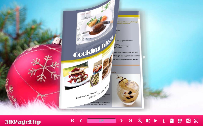 Free 3DPageFlip Flash Catalog Templates for Christ
