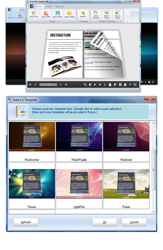 Free e-Magazine Creator 3D - freeware