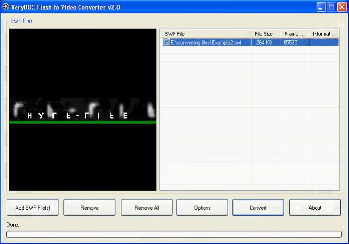 SWF to ASF Converter