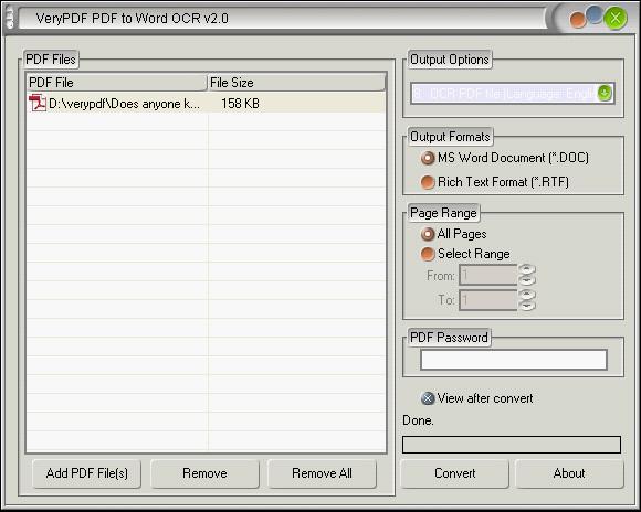 Image PDF Text Recognizer