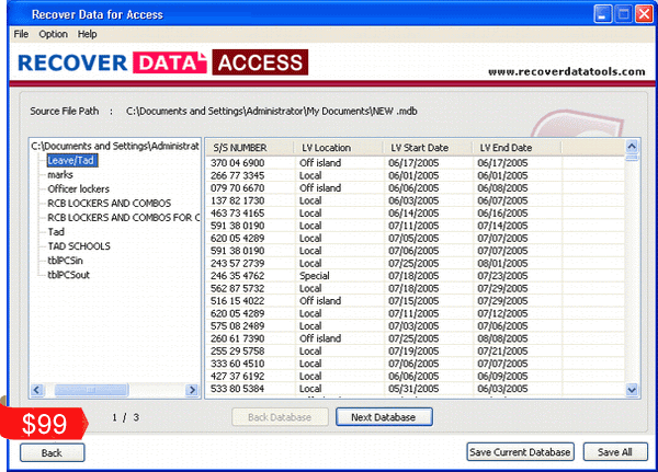 Fix Corrupt Access Database File
