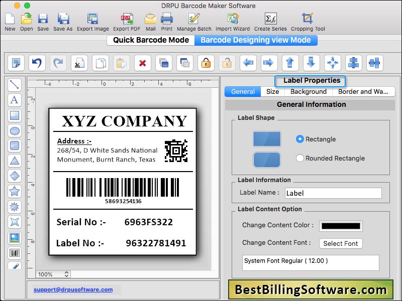 Barcode, labels, maker, software, apple, mac, create, print, colorful, customized, good, looking, stickers, price, tags, badges, wrist, bands, holograms, rolls, discount, coupons, application, designing, objects, lines, text, ellipse, triangle, arc