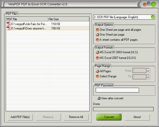 Scanned PDF to Excel Converter