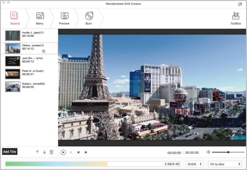 iSkysoft DVD Creator for Mac