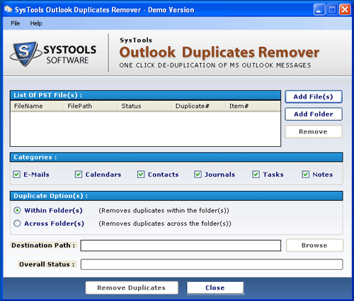 Delete Duplicates for Outlook