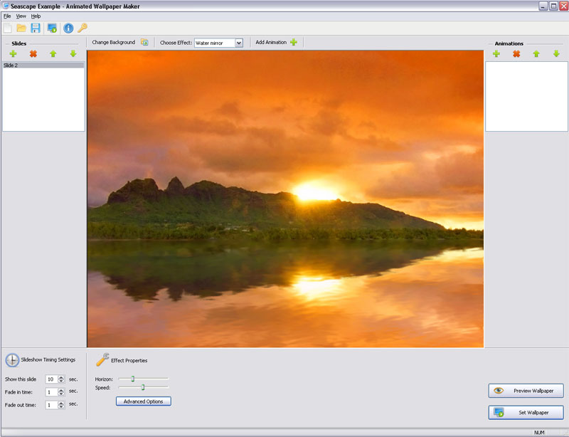 Animated Wallpaper Maker tool