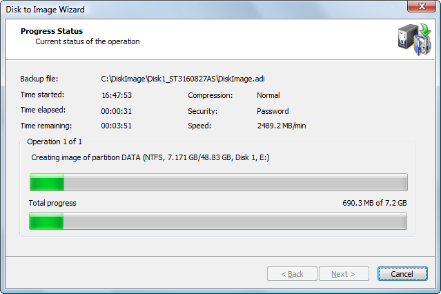 Active@ Disk Image program
