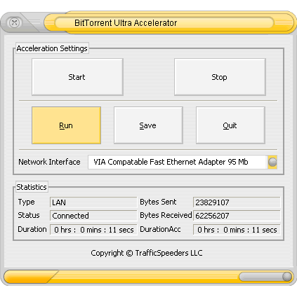 BitTorrent Ultra Accelerator tool