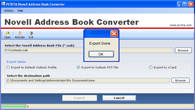 NAB Contacts In MS Outlook 2007