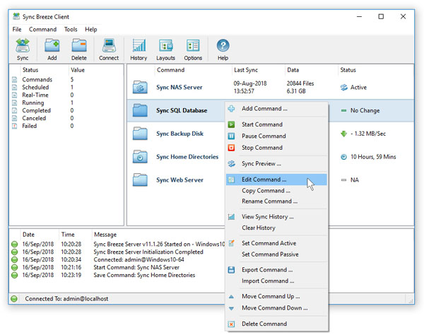 SyncBreeze Server