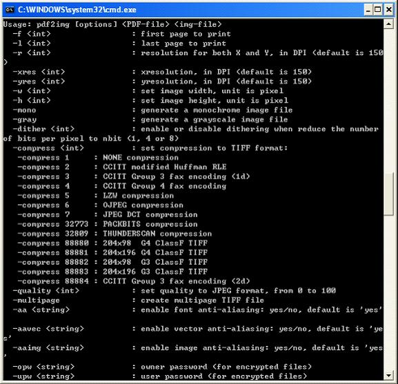 PDF to GIF Command Line Converter