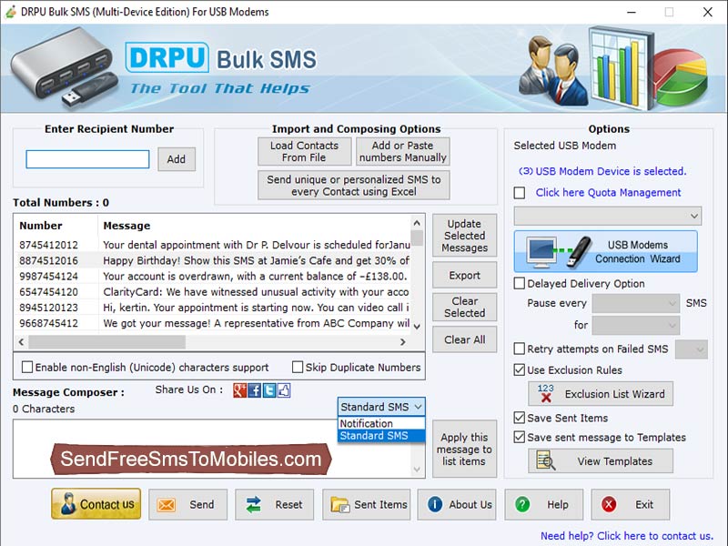 Bulk, SMS, modem, send, broadcast, multiple, throw, friends, relatives, customers, software, application, tool, utility, USB, PC, computer, laptop, business, product, services, brands, marketing, group, massively