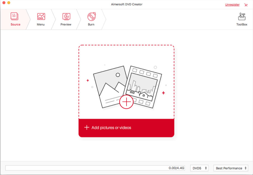 Aimersoft DVD Creator for Mac
