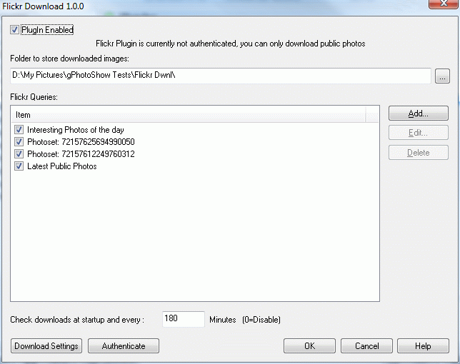 Flickr Wallpaper Changer Tool