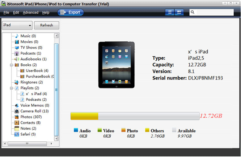 iStonsoft iPad/iPhone/iPod Transfer