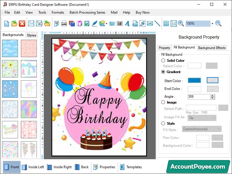 Birthday, card, designing, software, Online, create, label, maker, image, text, ellipse, line, band, roll, shape, size, utility, object, font, rectangle, circle, pencil, star, ribbon, generator, shape, size, mass, coupon, sticker, tag, OS, Windows