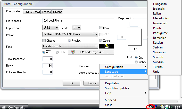 @SwIt Printfil Tool