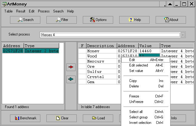 ArtMoney Tool