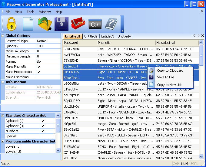Password Generator Professional Tool