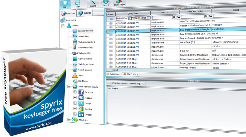 Spyrix Free Keylogger