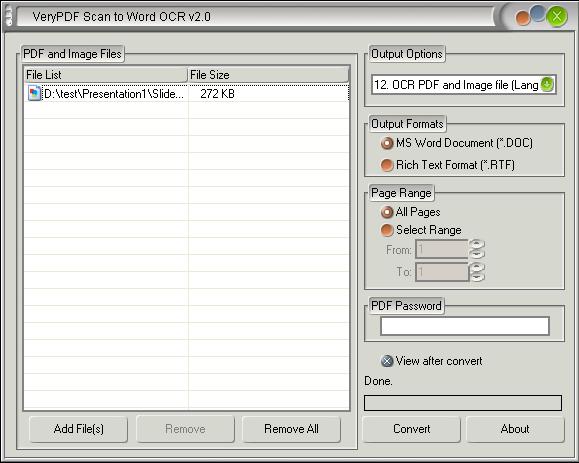 Image to RTF OCR Converter