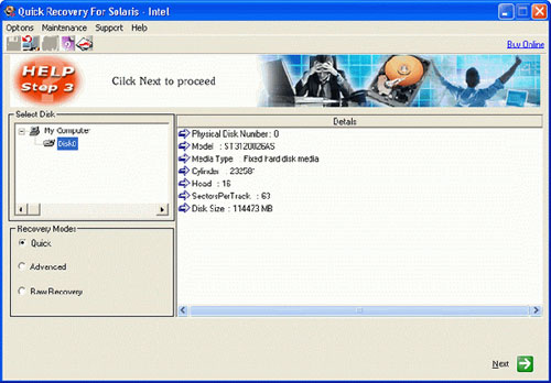 Solaris Recovery Software